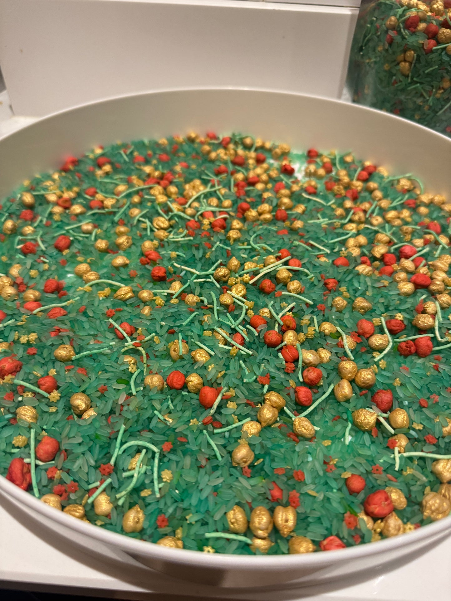 Christmas mix sensory bin filler (3 cups)