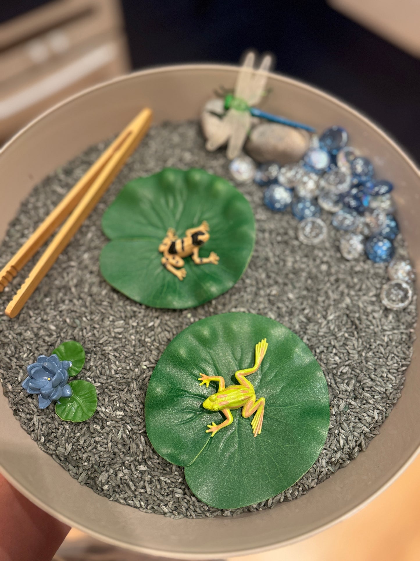 Leap & splash frog sensory play kit