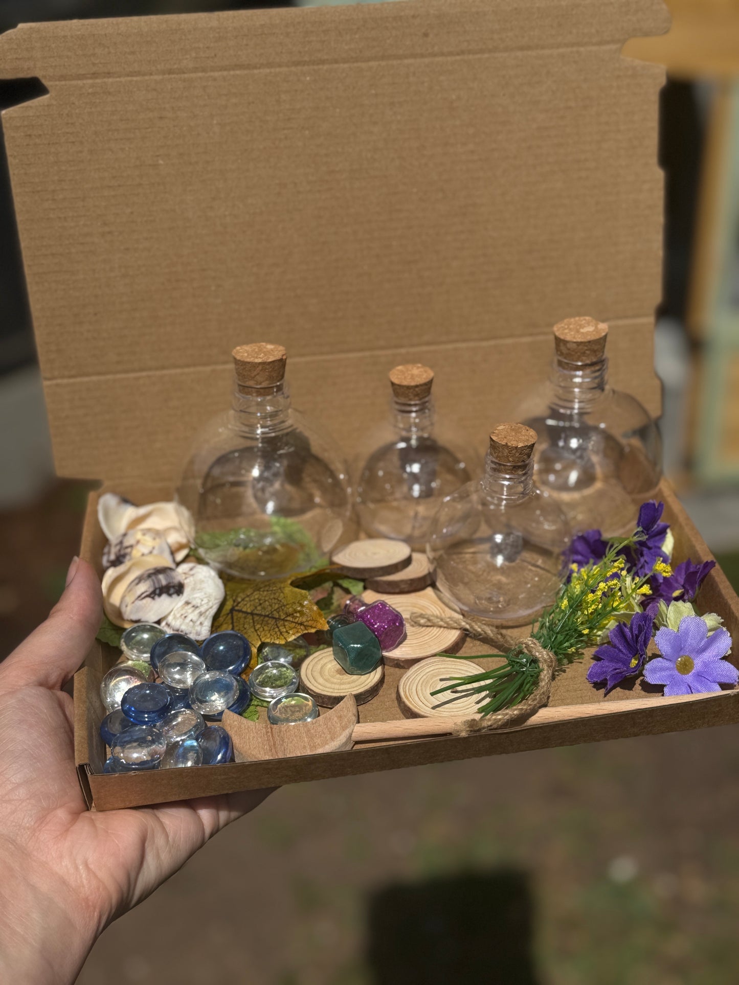 Reusable potion making sensory kit