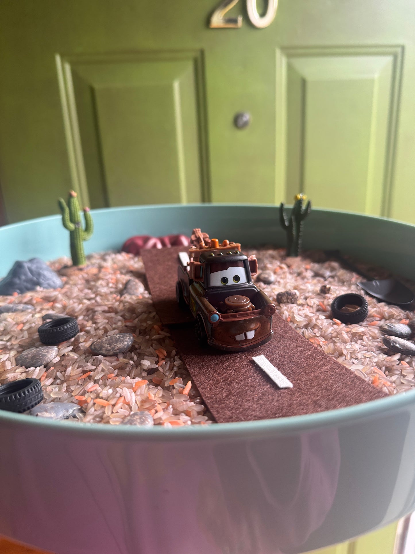 Radiator springs sensory kit pour and play