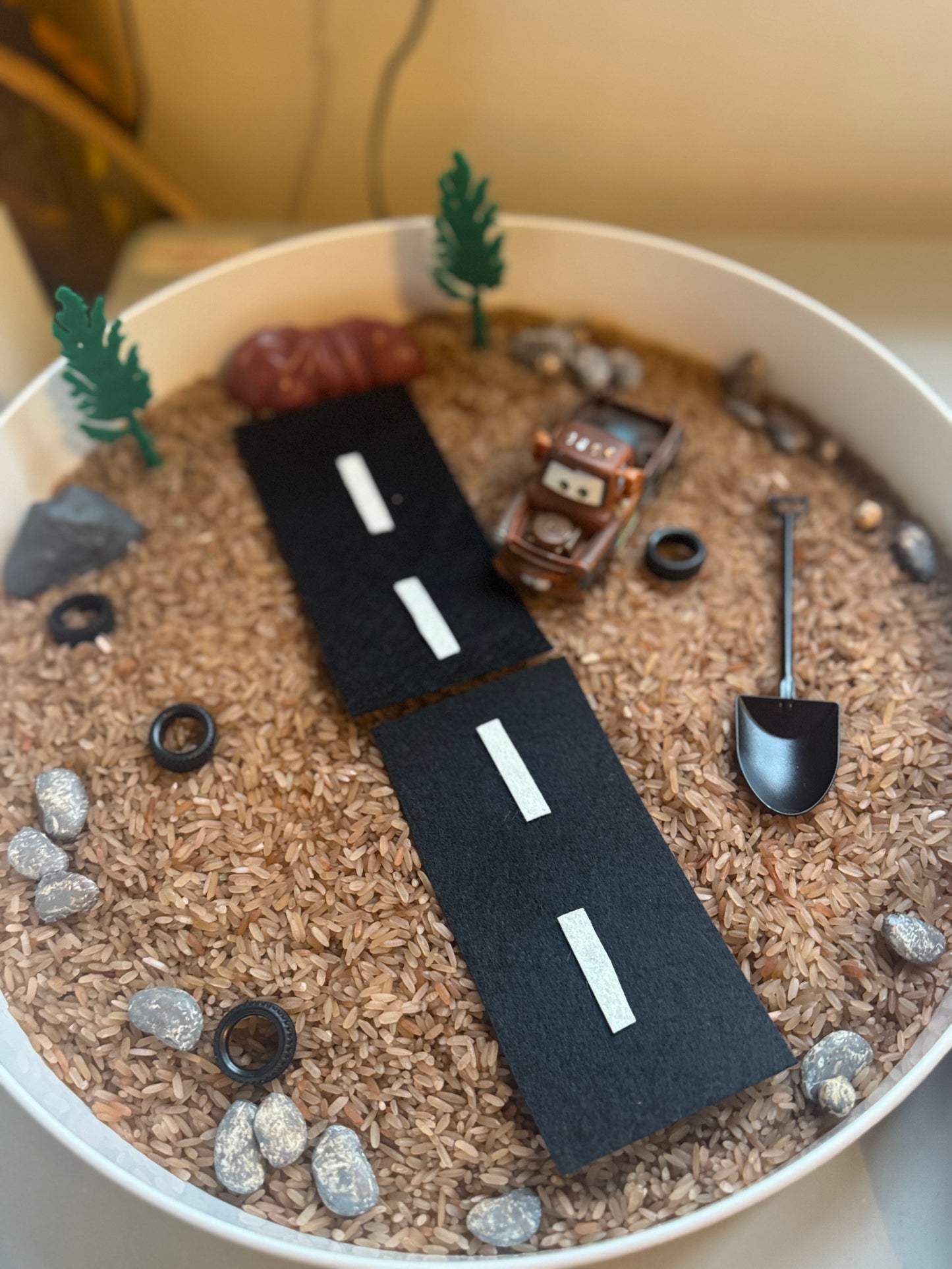 Radiator springs sensory kit pour and play