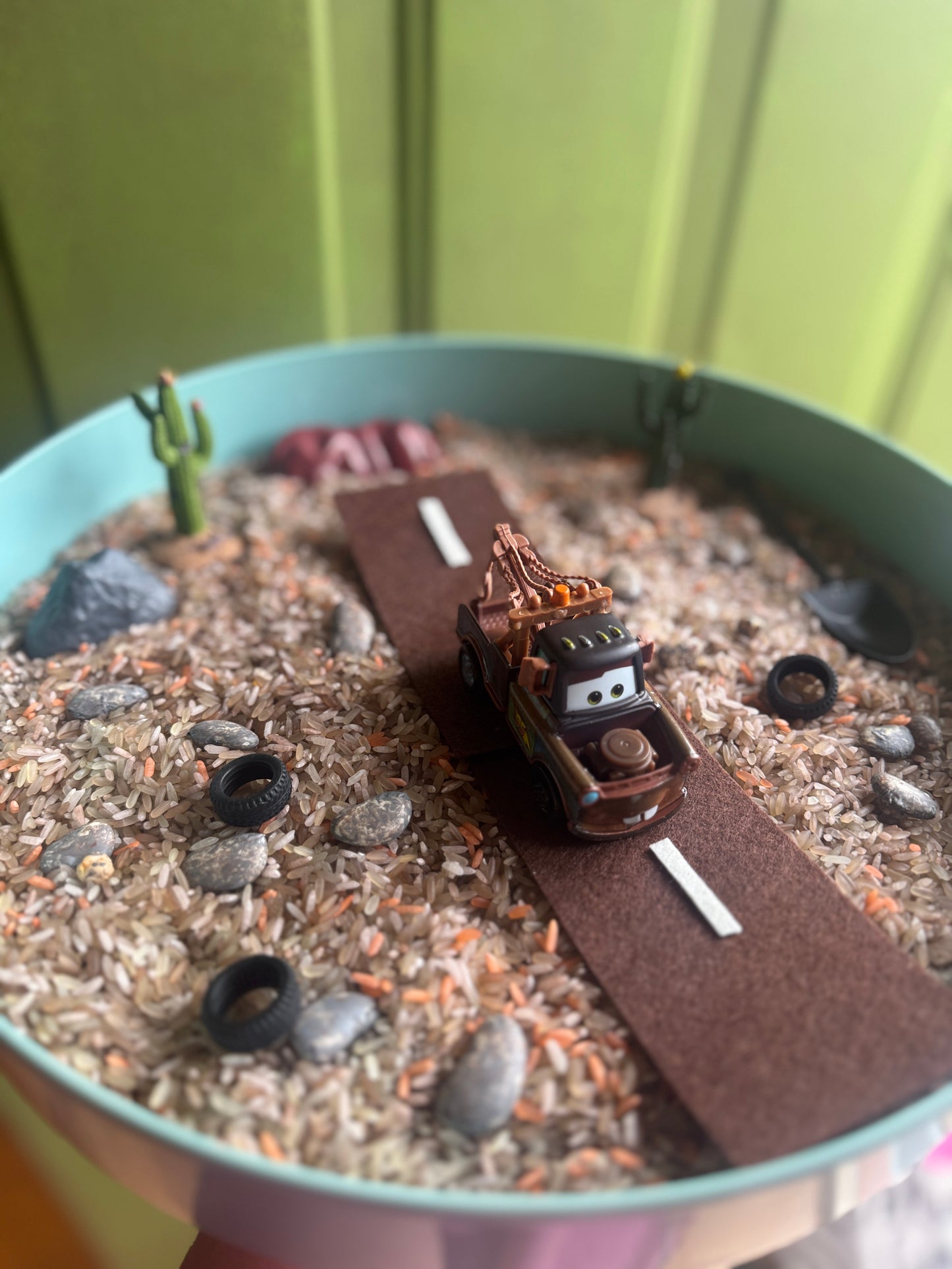 Radiator springs sensory kit pour and play