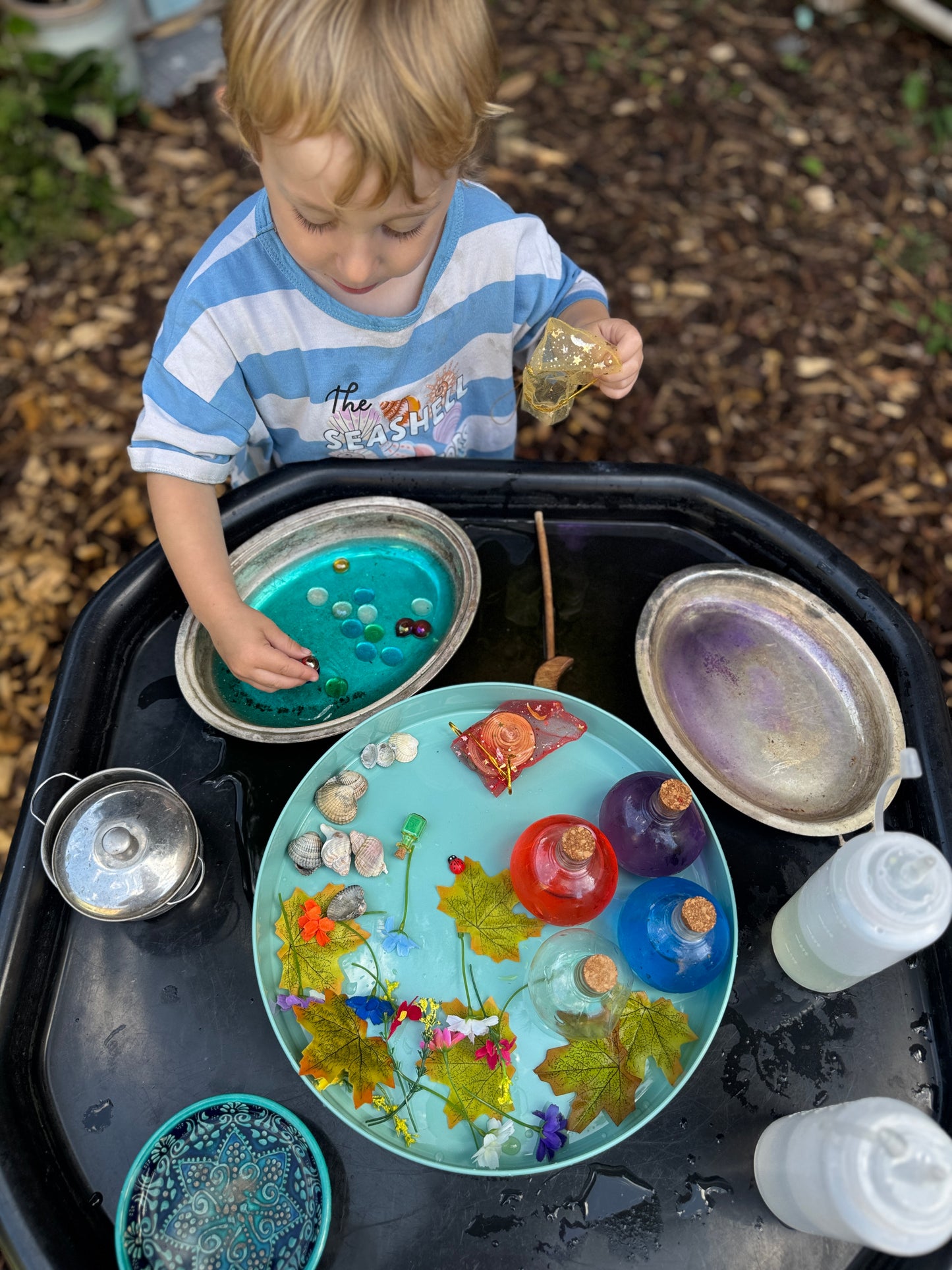 Reusable potion making sensory kit