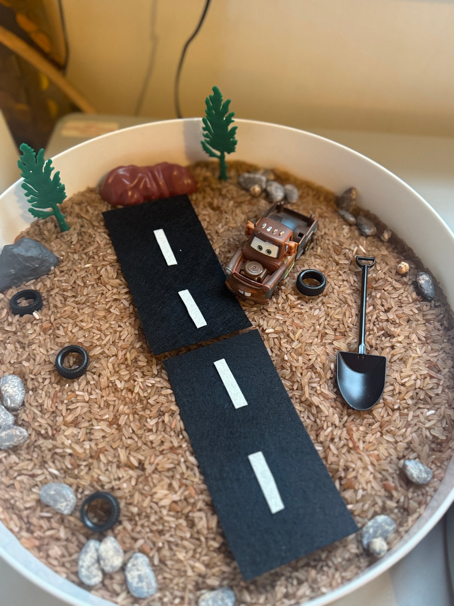 Radiator springs sensory kit pour and play