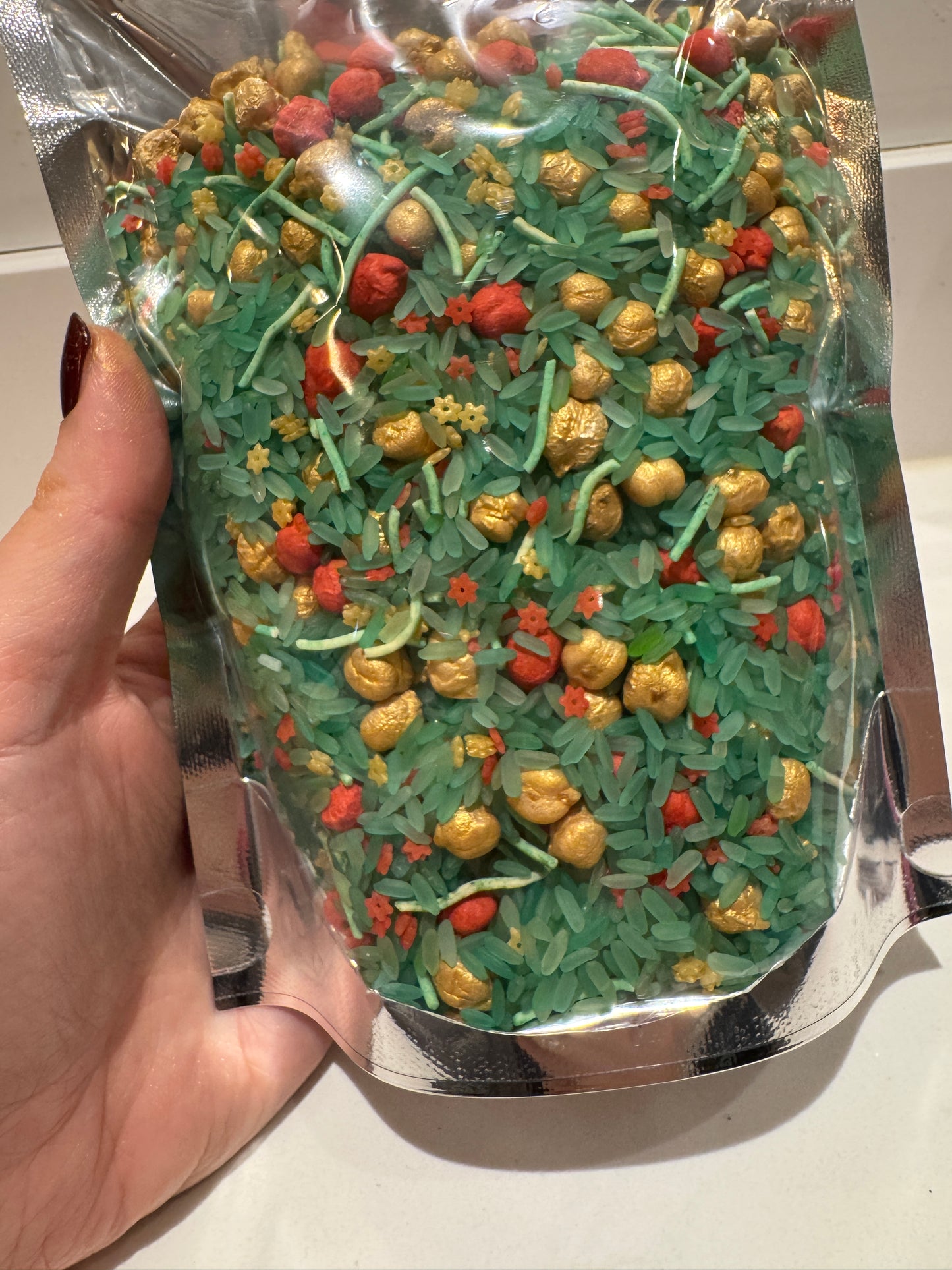 Christmas mix sensory bin filler (3 cups)