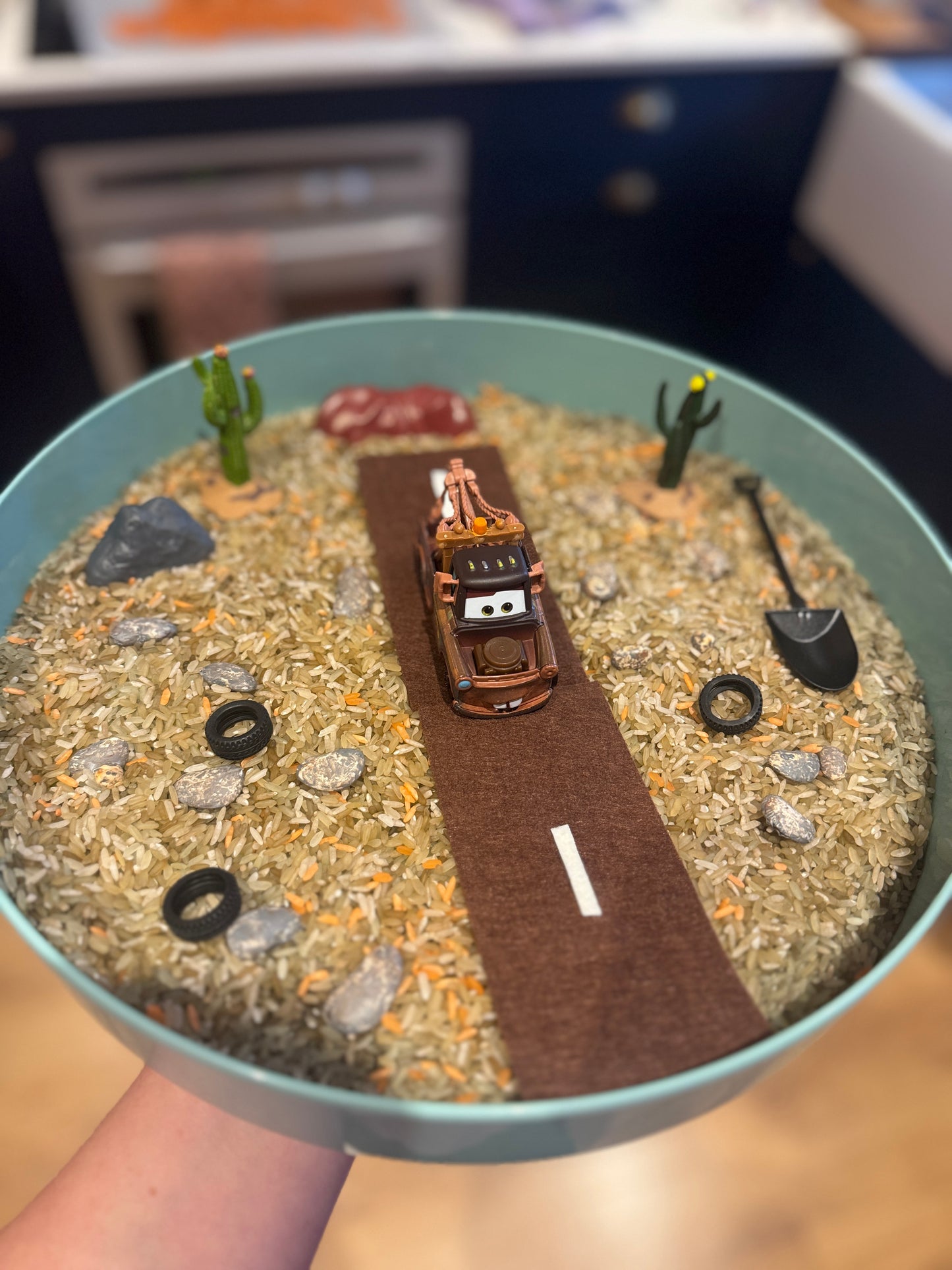 Radiator springs sensory kit pour and play