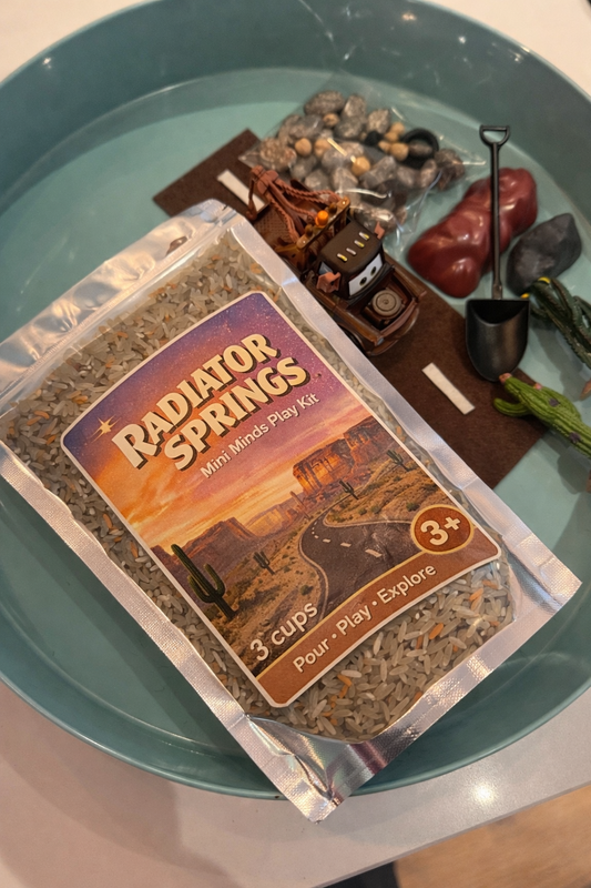 Radiator springs sensory kit pour and play