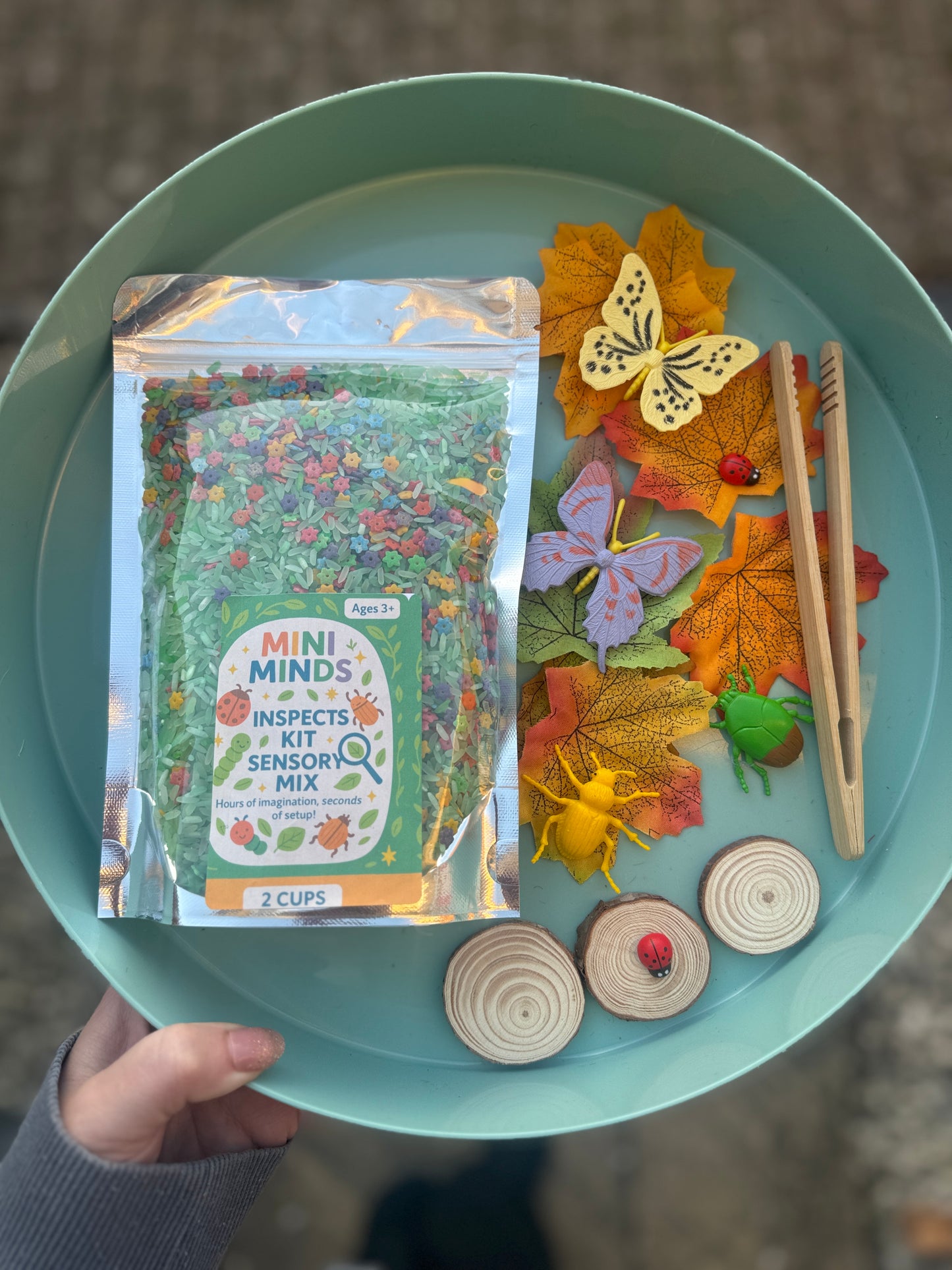 Inspects kit bug theme pour & play sensory kit