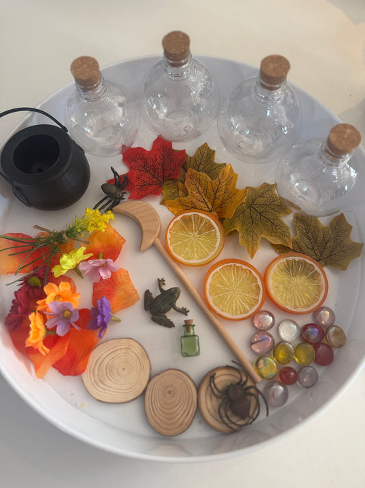 Halloween edition Witches reusable potion making sensory kit