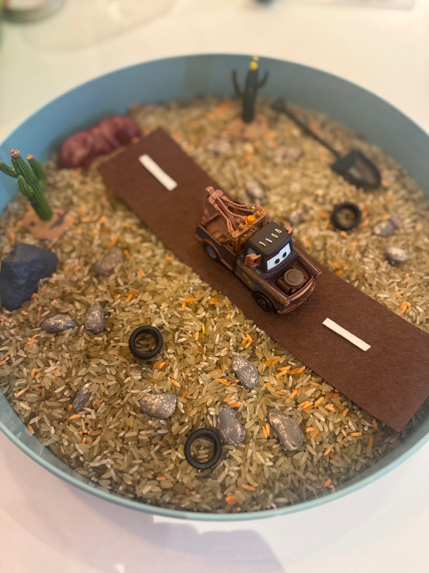 Radiator springs sensory kit pour and play