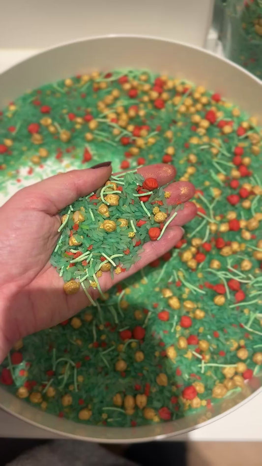 Christmas mix sensory bin filler (3 cups)